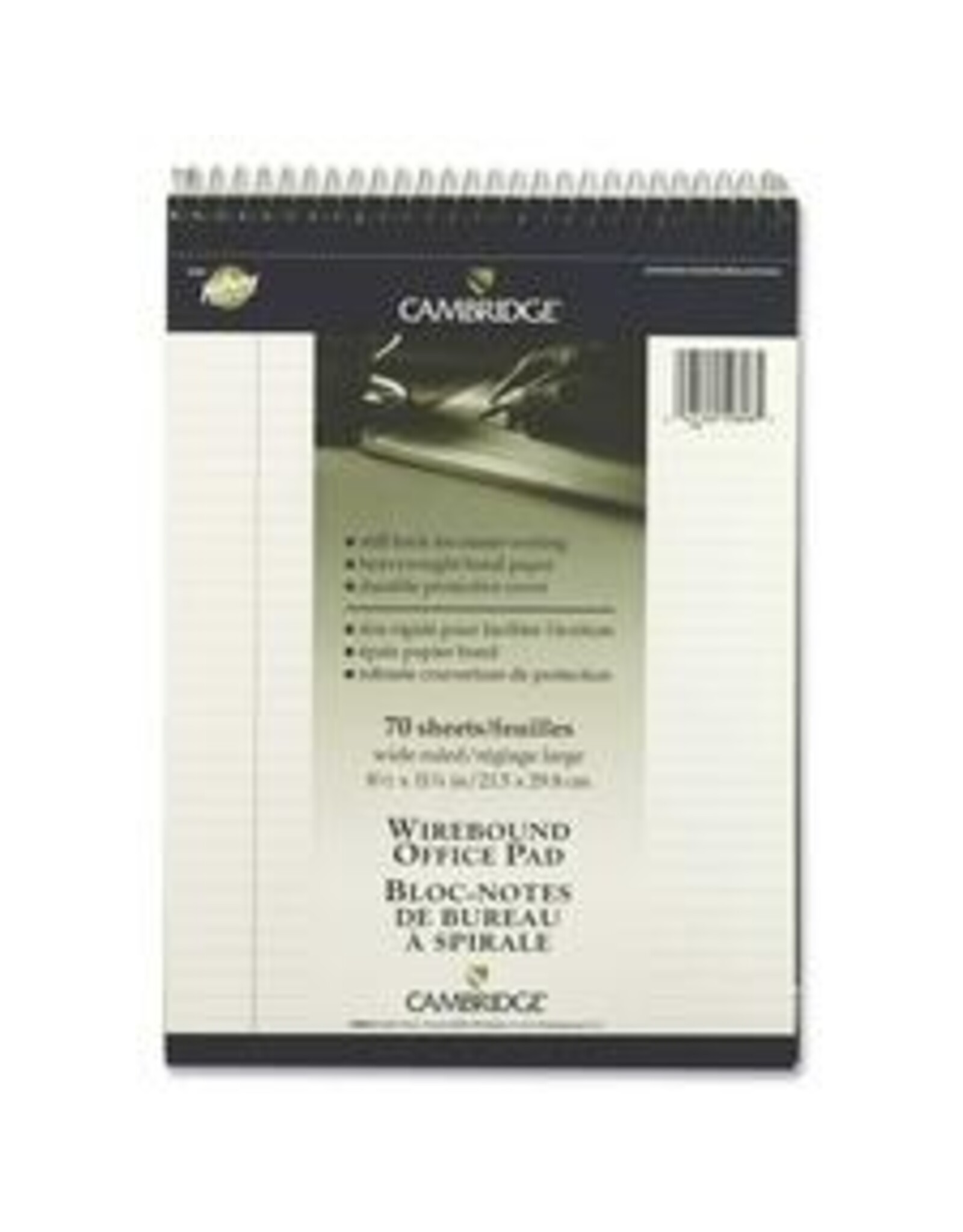 NOTEBK, COIL COLLEG RLD *70sht