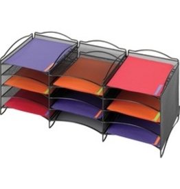 ORGANIZER MESH 12 POCKET*BLACK