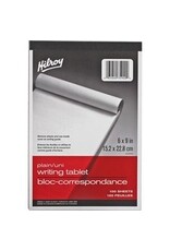 WRIT TABLET PLAIN 6x9   *100sh