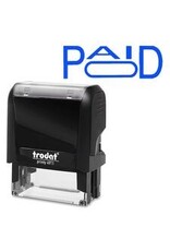 S-PRINTY STAMP LRG*PAID (BLUE)