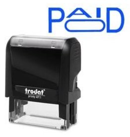 S-PRINTY STAMP LRG*PAID (BLUE)