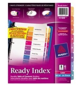LASER R/INDX LTR AST 8TB*6 SET