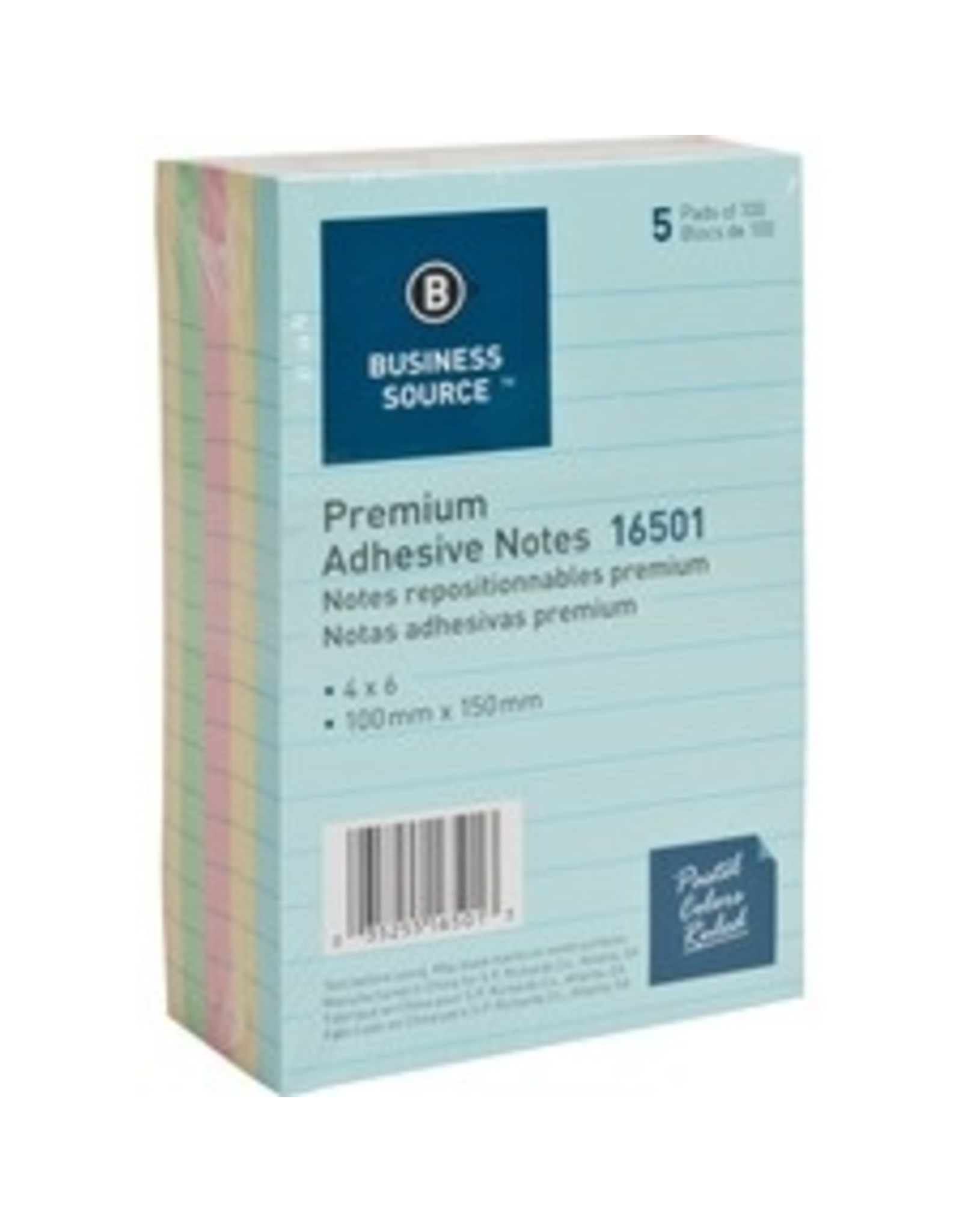 NOTES,ADHES,4''X6'',RLD,PSTL