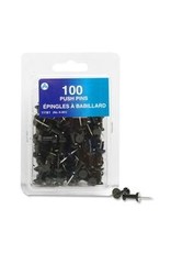 PUSH PINS (X351) BLACK  *1C/BX