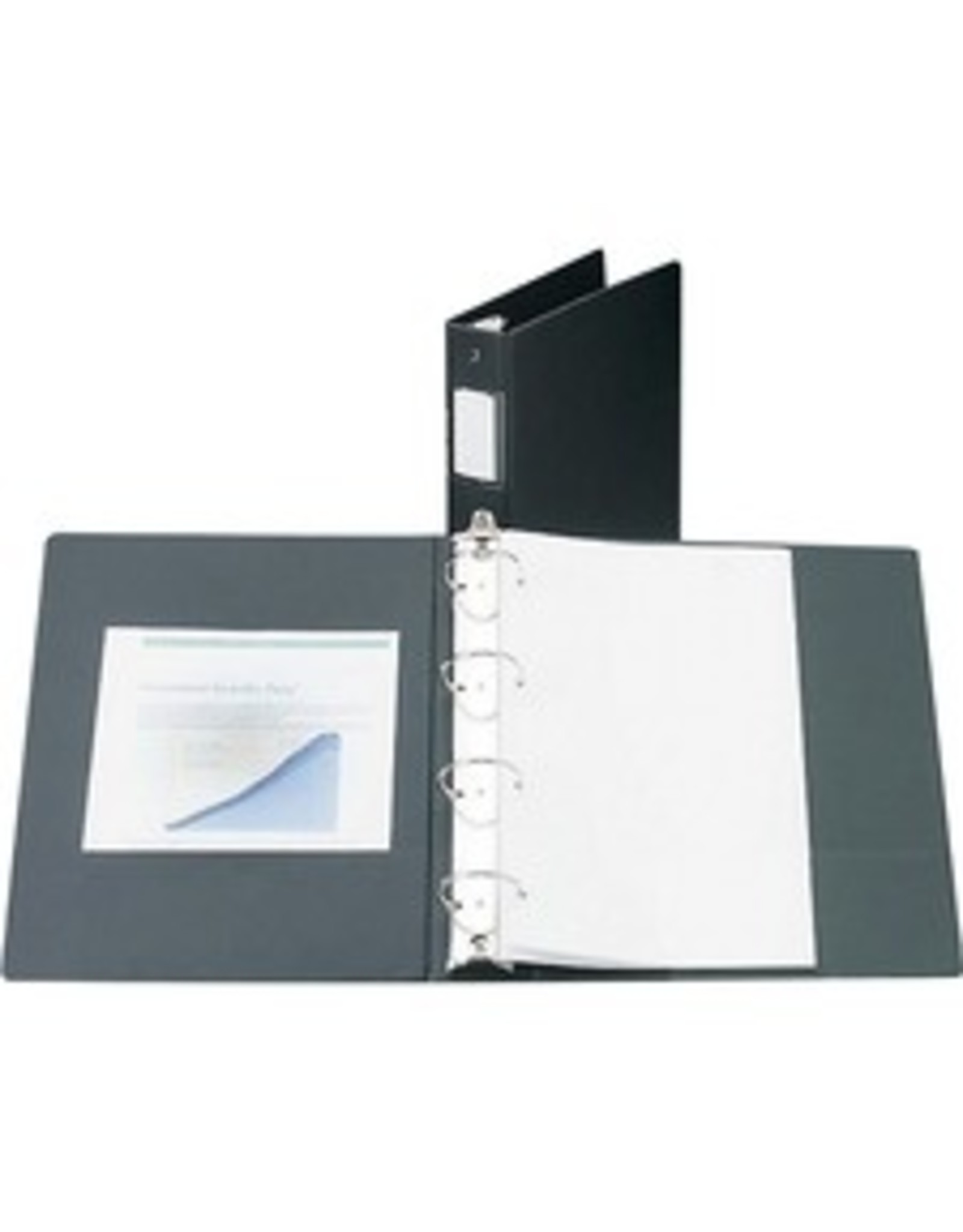 BINDER R-RING 4R LGL 2'' *BLACK