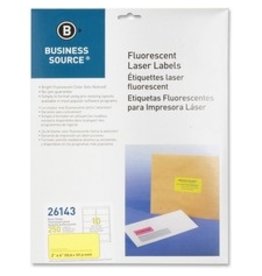 LABEL LSR 2x4, 250/PK*FLUO YLW
