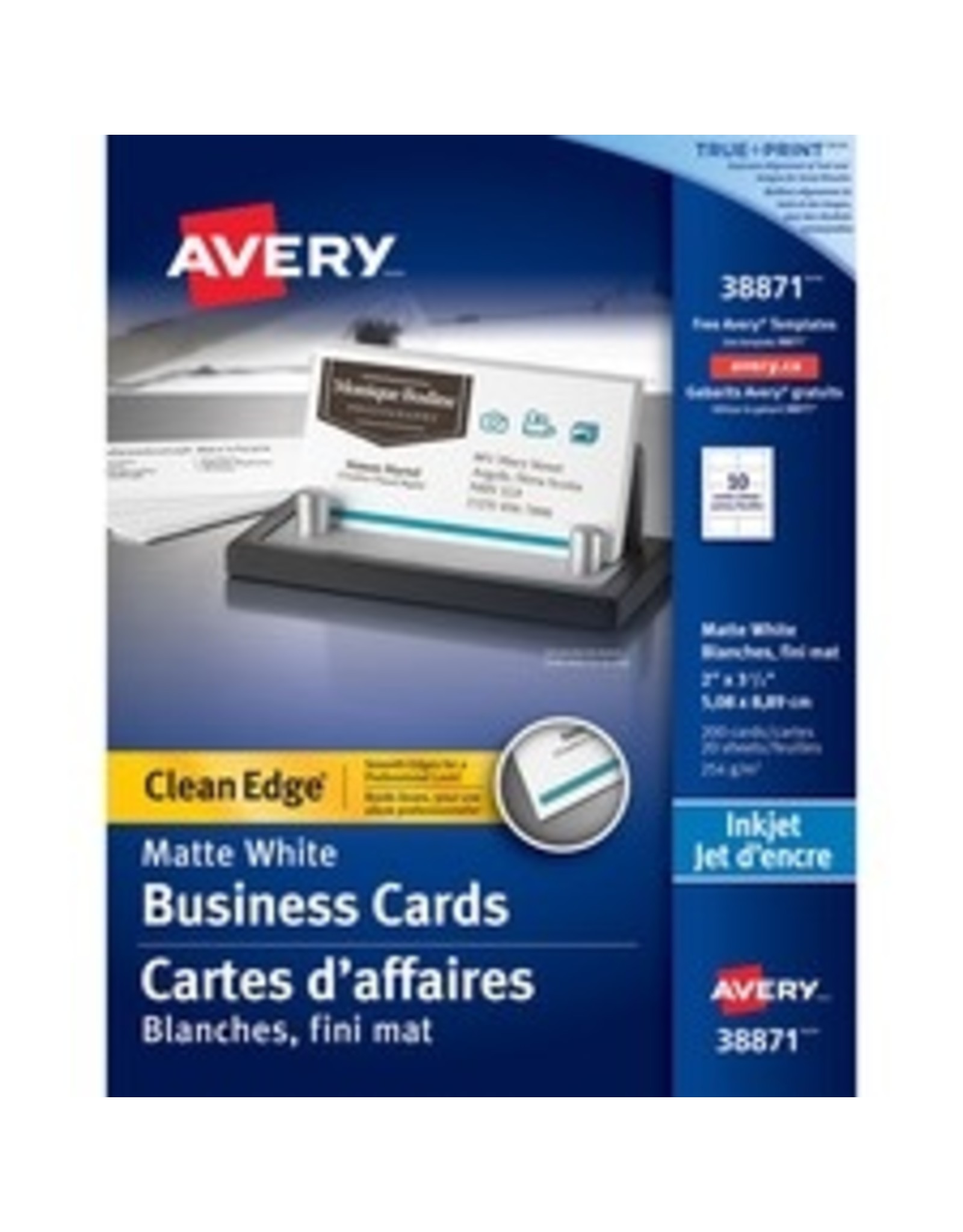 BUS CD, INKJET NO PERF*WHT*200
