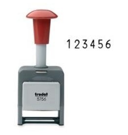 NUMBER MACHINE REXEL TR6 6-WHL