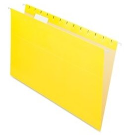 HANG FILE-PRO LGL*YELLOW*25/BX
