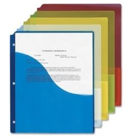 FILE PCKT WAVE POLY*ASST* 5/PK