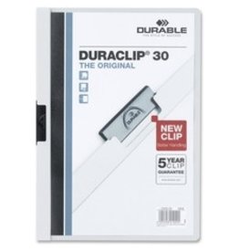 REPORT CVR DURACLIP 30sh*WHITE