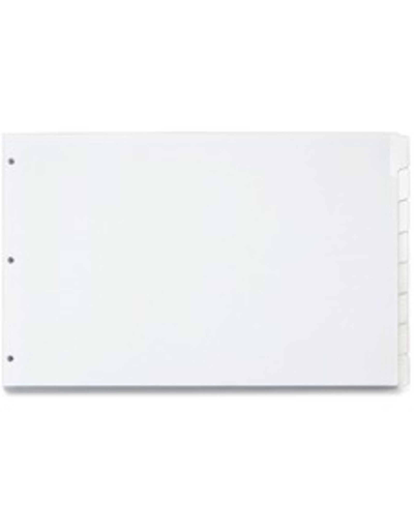 INDEX WRITE/ERASE 11x17 8-TAB