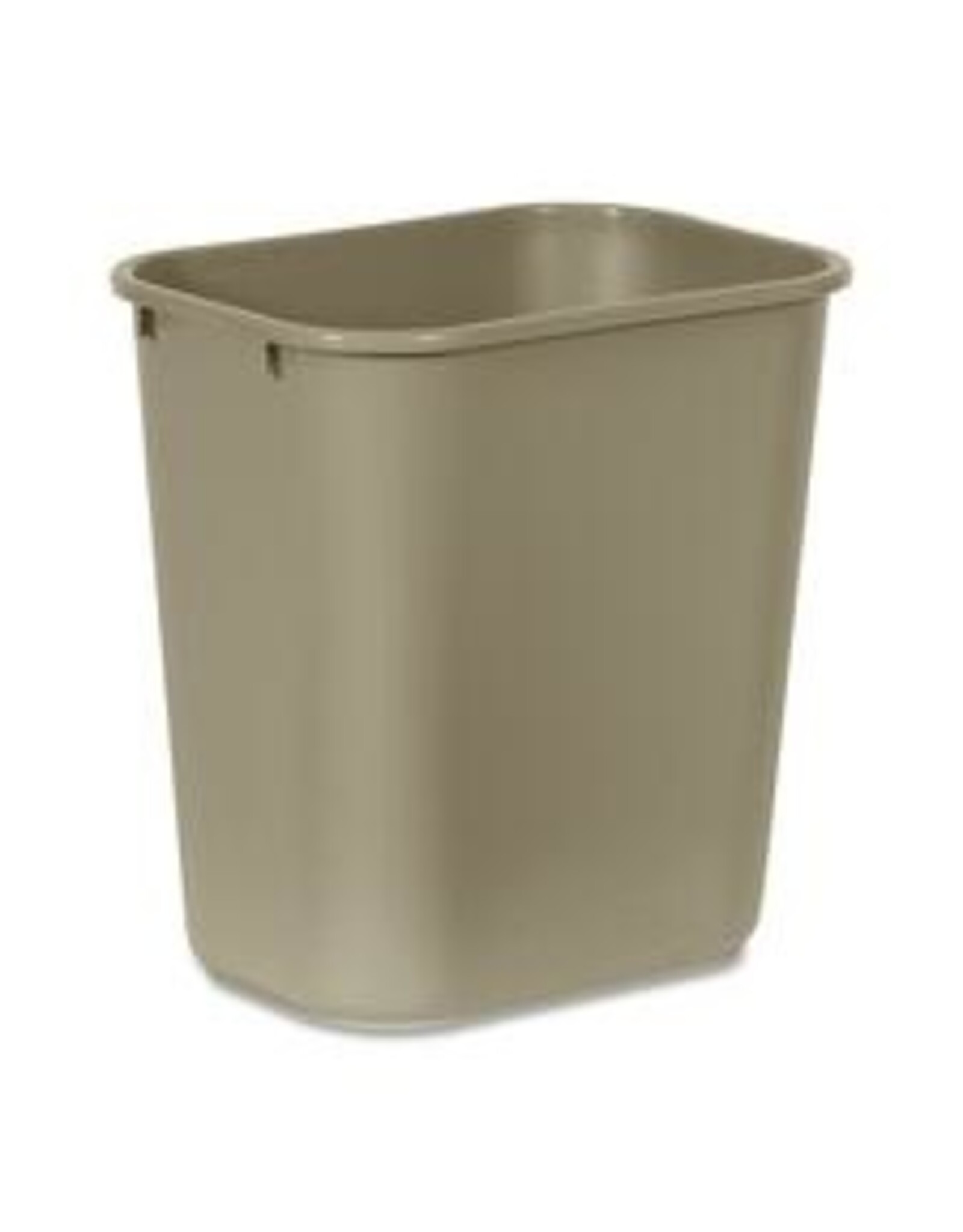 WASTEBASKET MED REC 15''H*BEIGE