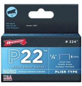 STAPLES 1/4'', P22, 5M/BX