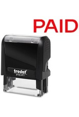 S-PRINTY STAMP LRG*PAID (RED)