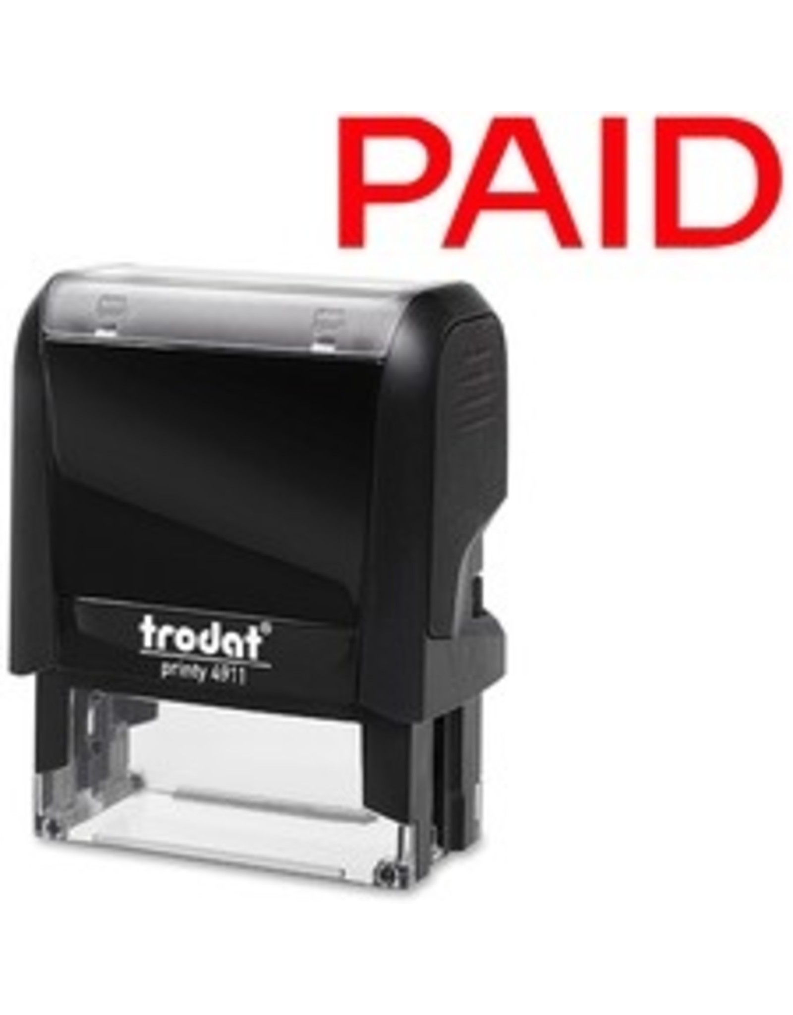 S-PRINTY STAMP LRG*PAID (RED)