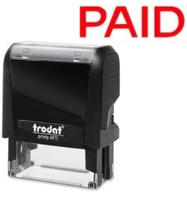 S-PRINTY STAMP LRG*PAID (RED)