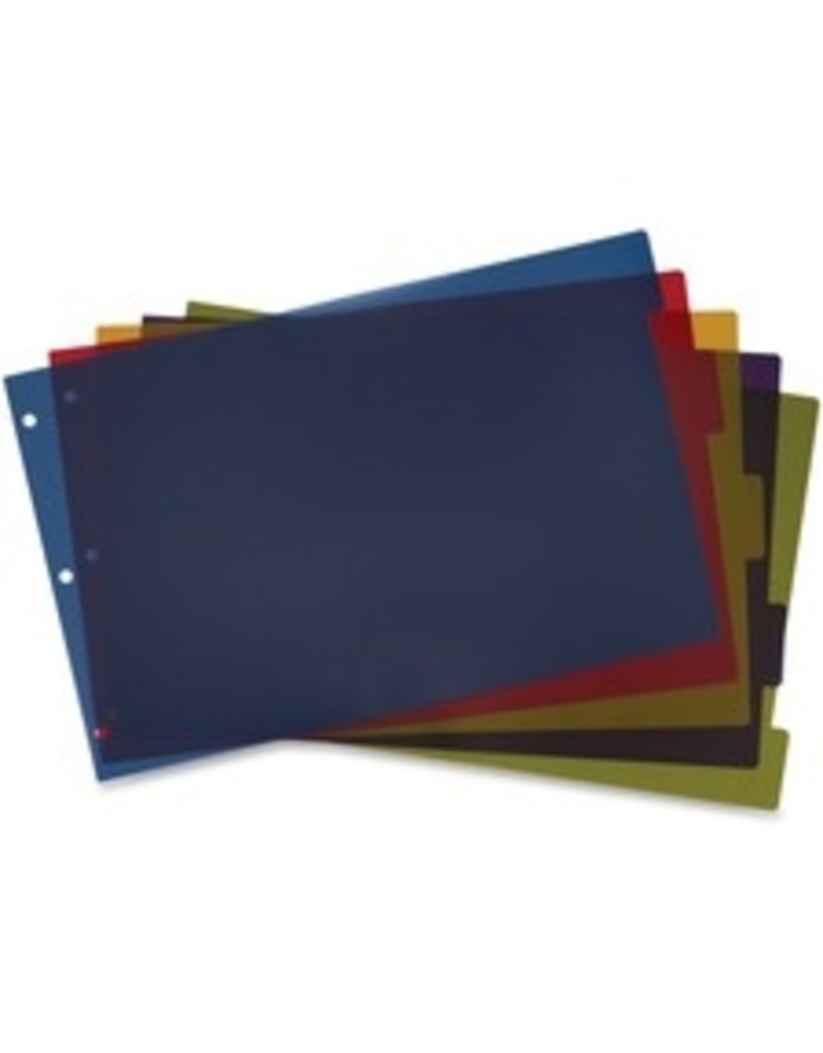 POLY 11X17 5-TAB INDEX DIV
