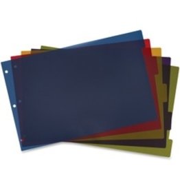 POLY 11X17 5-TAB INDEX DIV