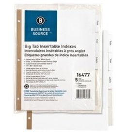 INDEX,5TAB,WHITE,CL