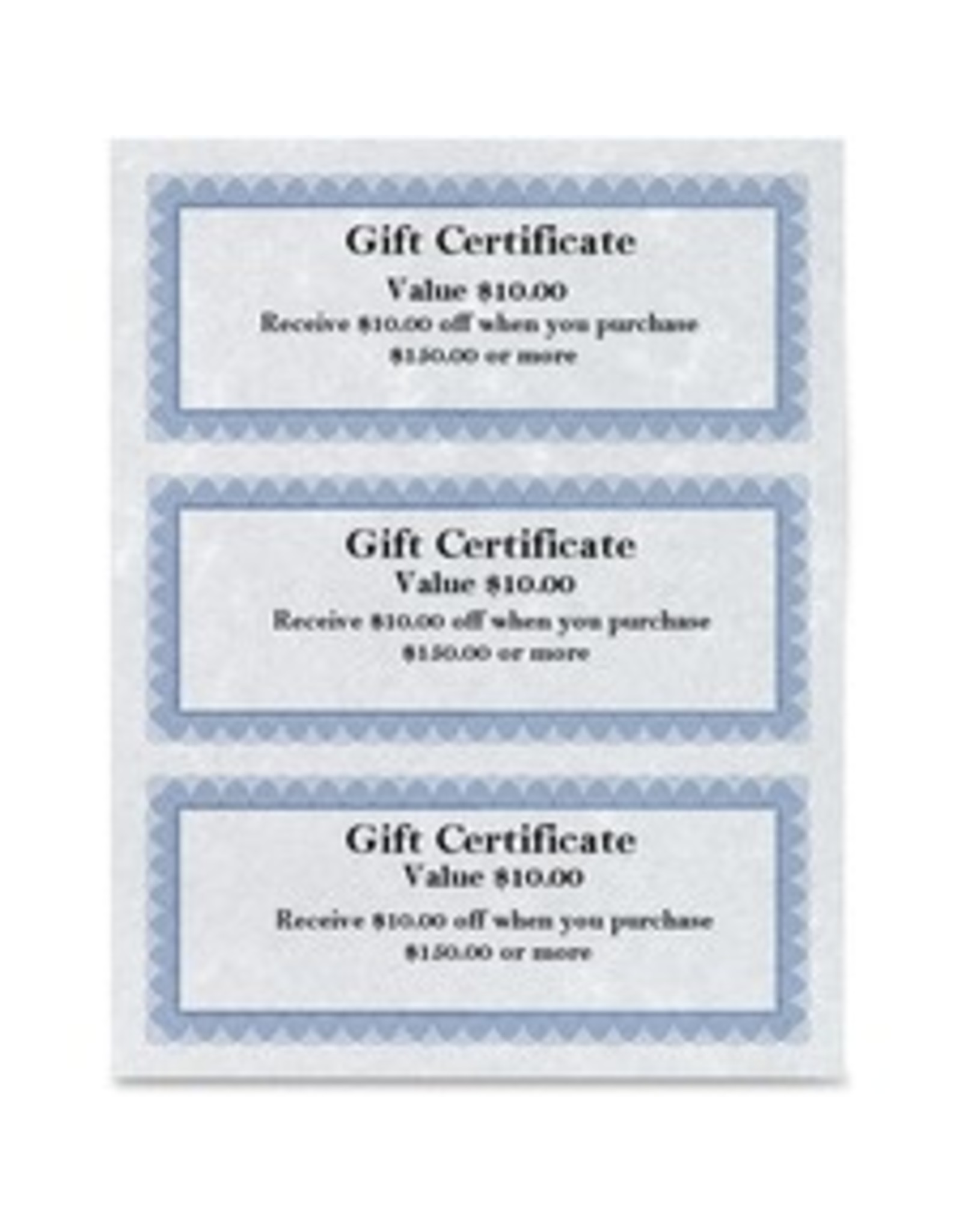 GIFT CERT*ST.J REGENT BLU/SLV