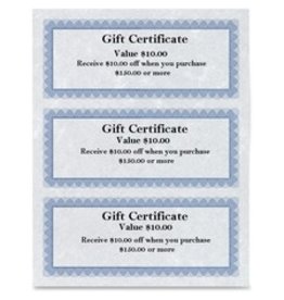 GIFT CERT*ST.J REGENT BLU/SLV