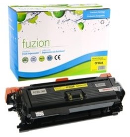 fuzion Remanufactured Toner Cartridge - Alternative for HP 654A - Yellow