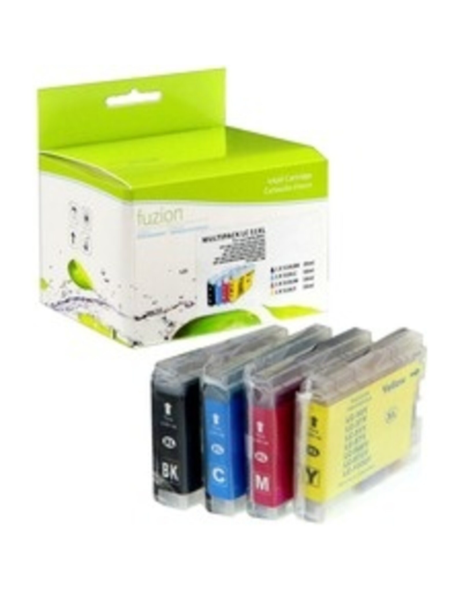 fuzion Ink Cartridge - Alternative for Brother LC51 - Black, Cyan, Magenta, Yellow