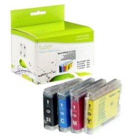 fuzion Ink Cartridge - Alternative for Brother LC51 - Black, Cyan, Magenta, Yellow