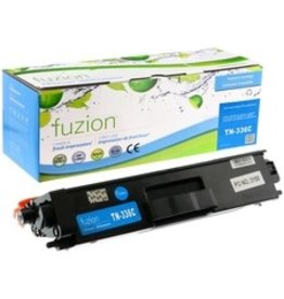 fuzion Remanufactured Toner Cartridge - Alternative for Brother TN336 - Cyan