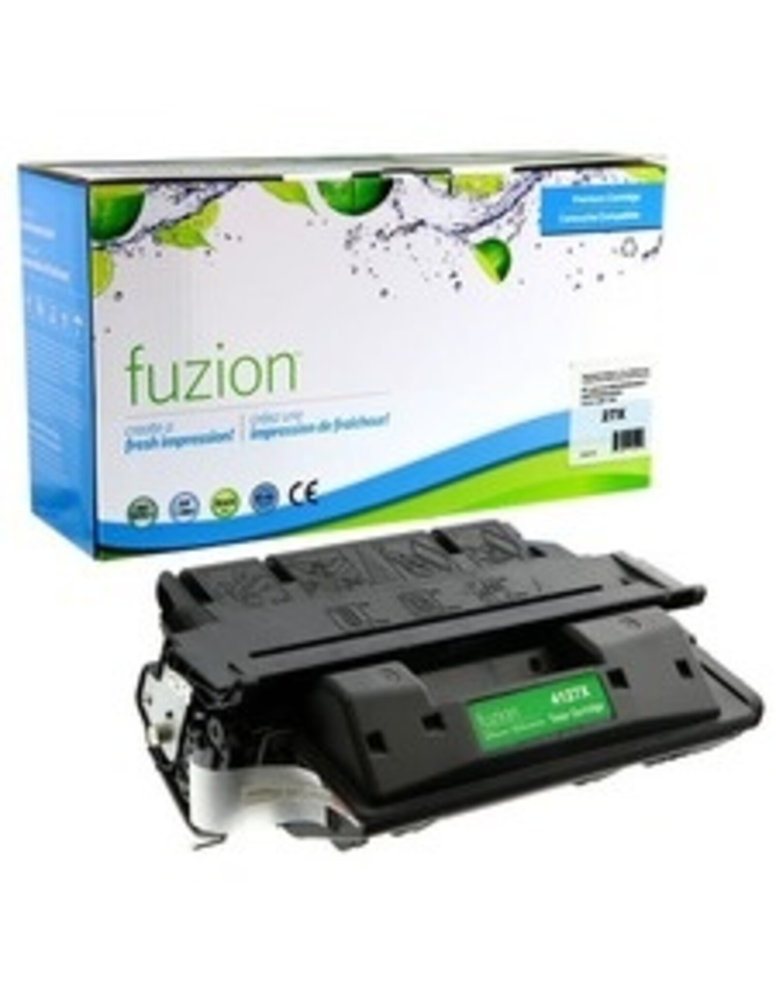 Fuzion Remanufactured Toner Cartridge - Alternative for HP 27x - Black