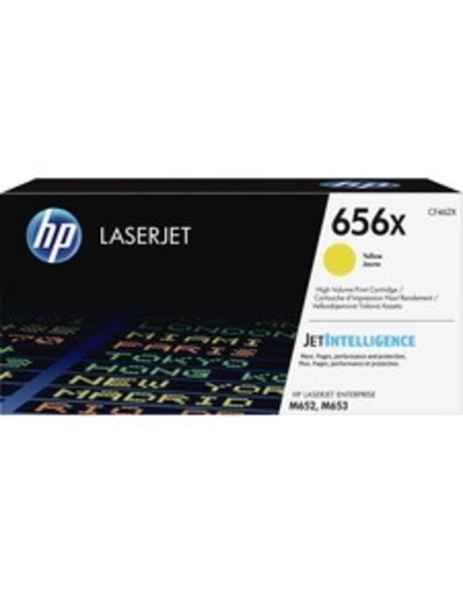 HP HP 656X (CF462X) Toner Cartridge - Yellow