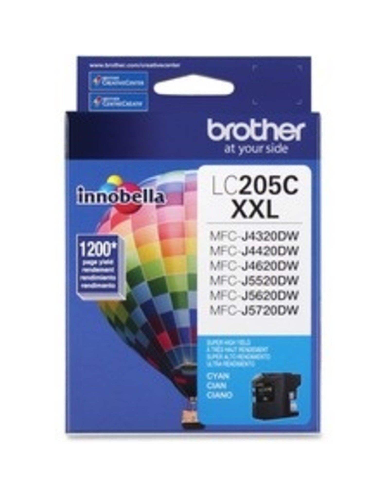 Brother Brother Innobella LC205CS Original Ink Cartridge - Cyan