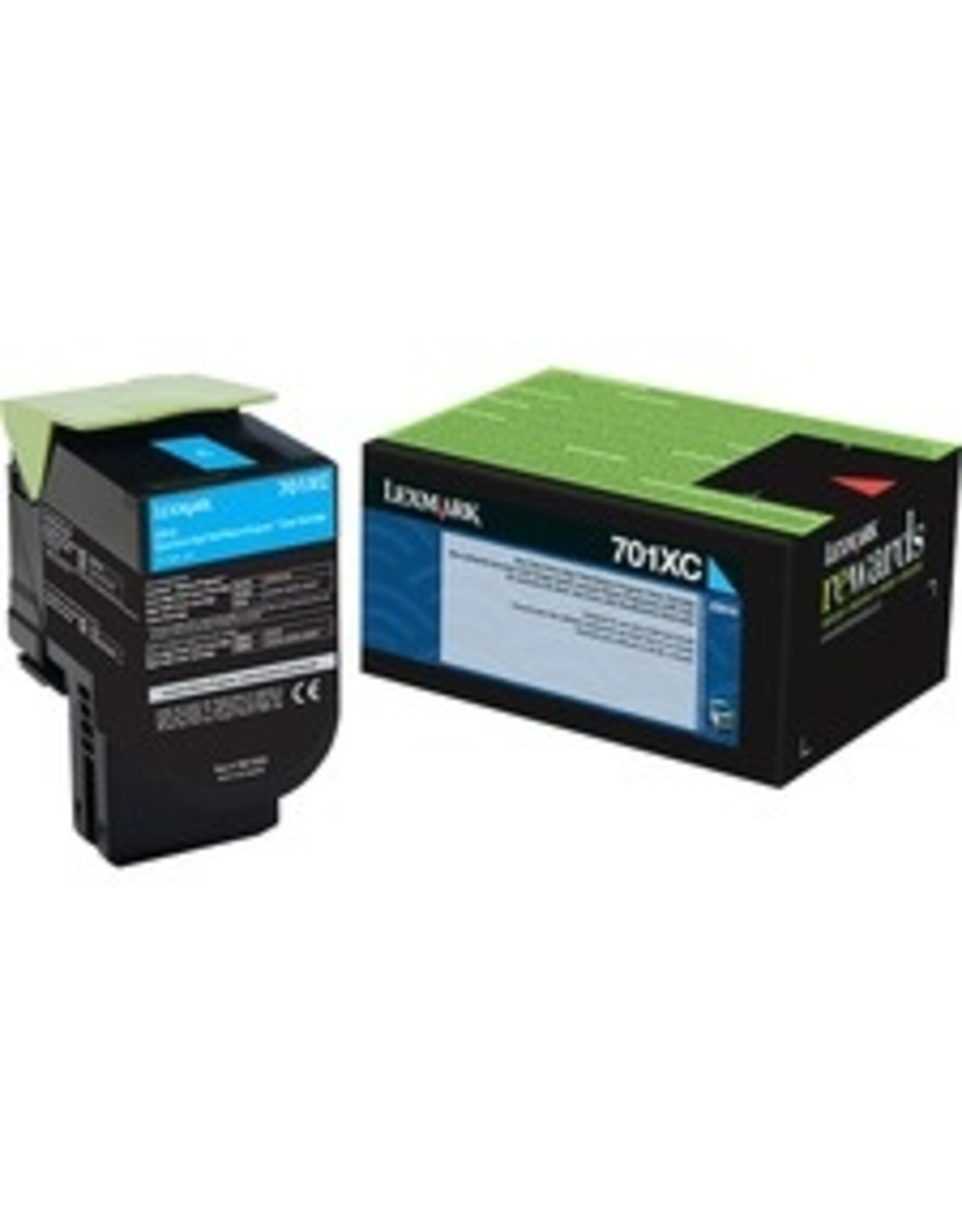 Lexmark Unison 701XC Cyan  Toner Cartridge
