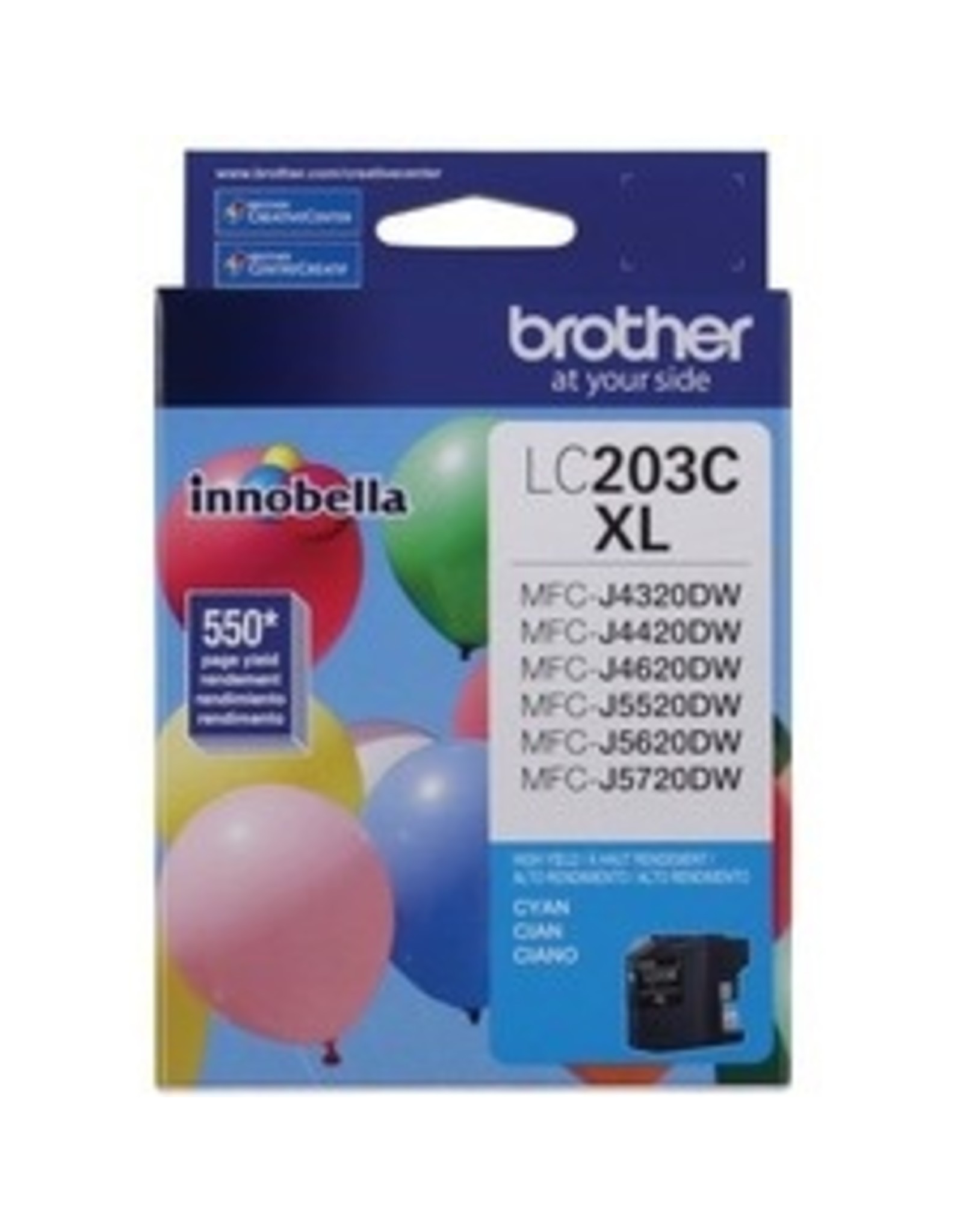 Brother Brother Innobella LC203CS Original Ink Cartridge - Cyan