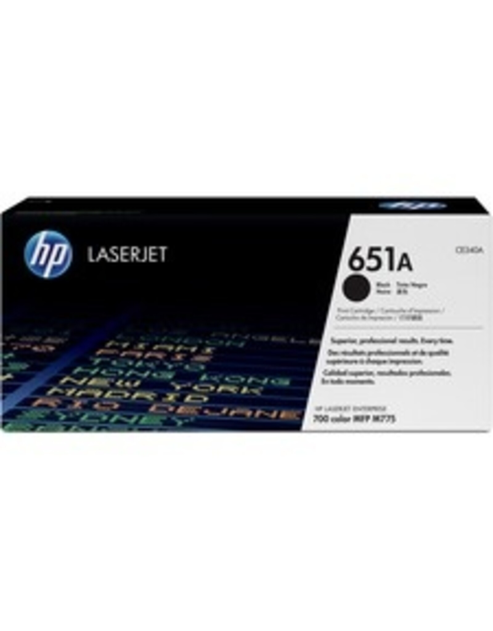 HP HP 651A (CE340A) Black Original Toner Cartridge - Single Pack