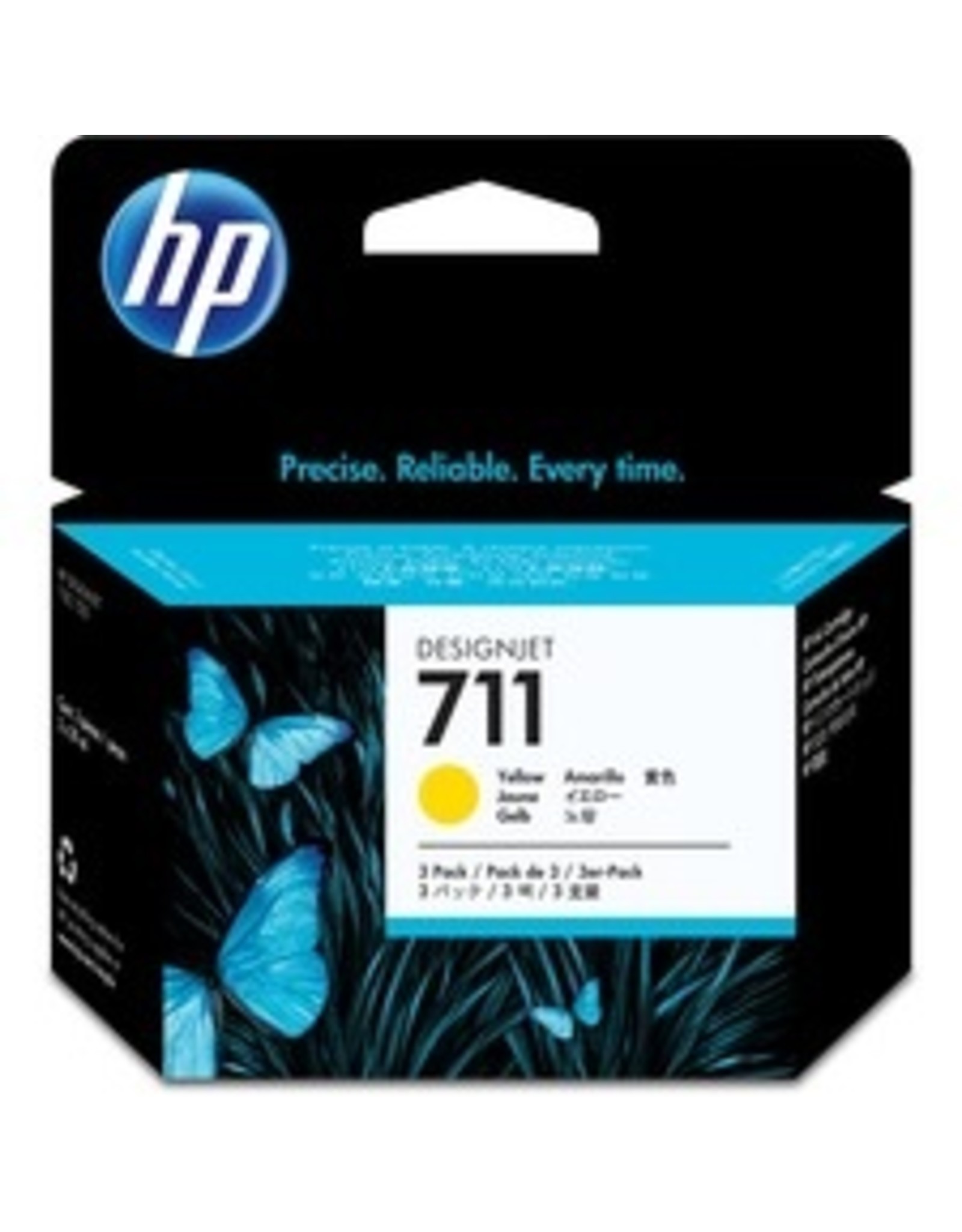 HP HP 711 (CZ136A) Original Ink Cartridge - Multi-pack