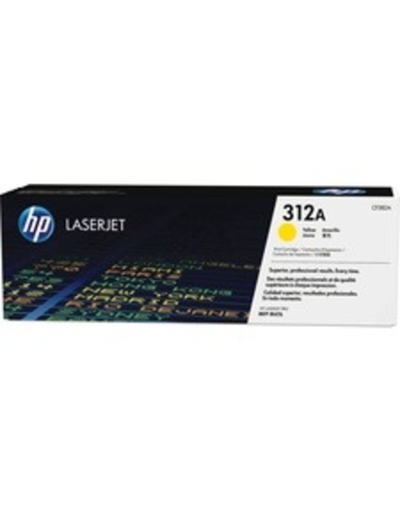 HP HP 312A (CF382A) Yellow Original Toner Cartridge - Single Pack