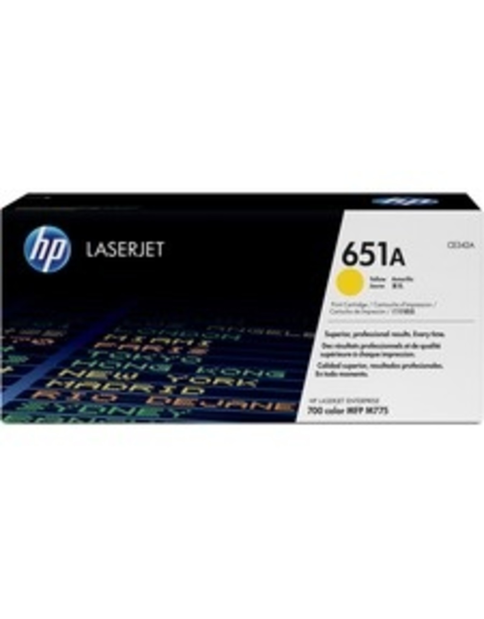 HP HP 651A (CE342A) Yellow Original Toner Cartridge - Single Pack