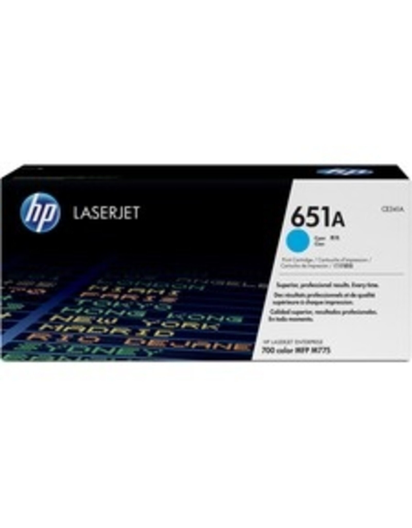 HP HP 651A (CE341A) Original Toner Cartridge - Single Pack