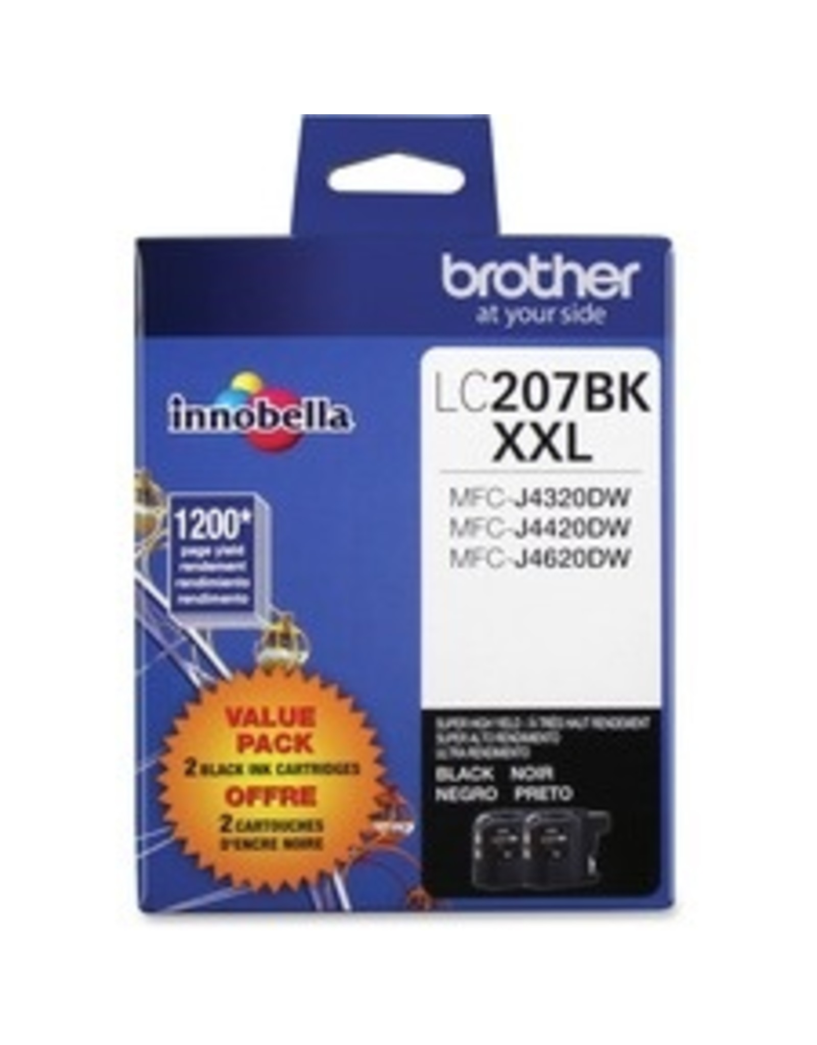 Brother Brother Innobella LC2072PKS Black Ink Cartridge