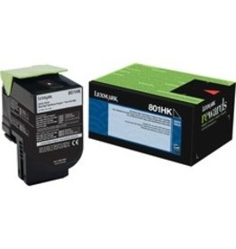 Lexmark Unison 801HK Black Toner Cartridge
