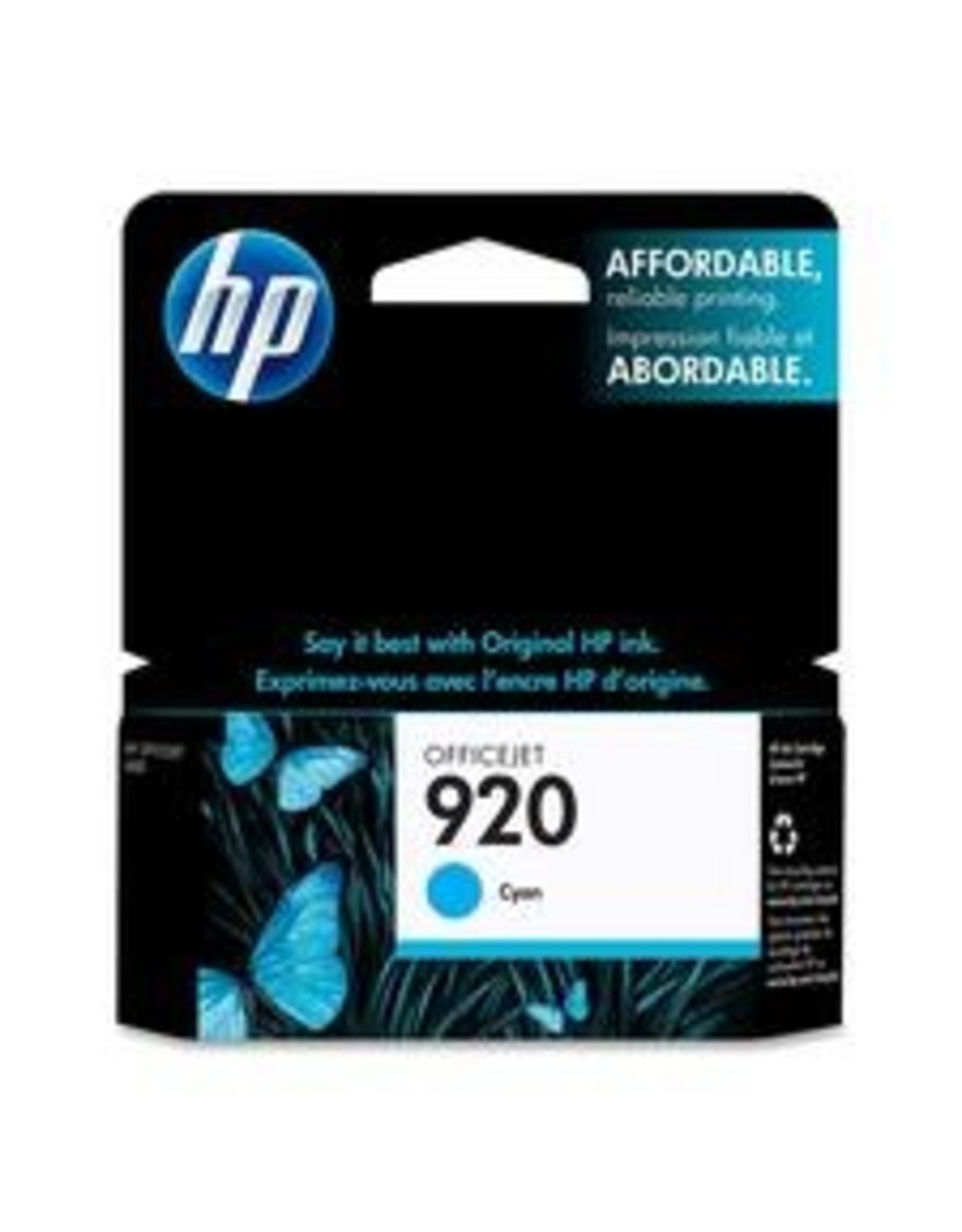 HP HP 920 Cyan Original Ink Cartridge - Single Pack