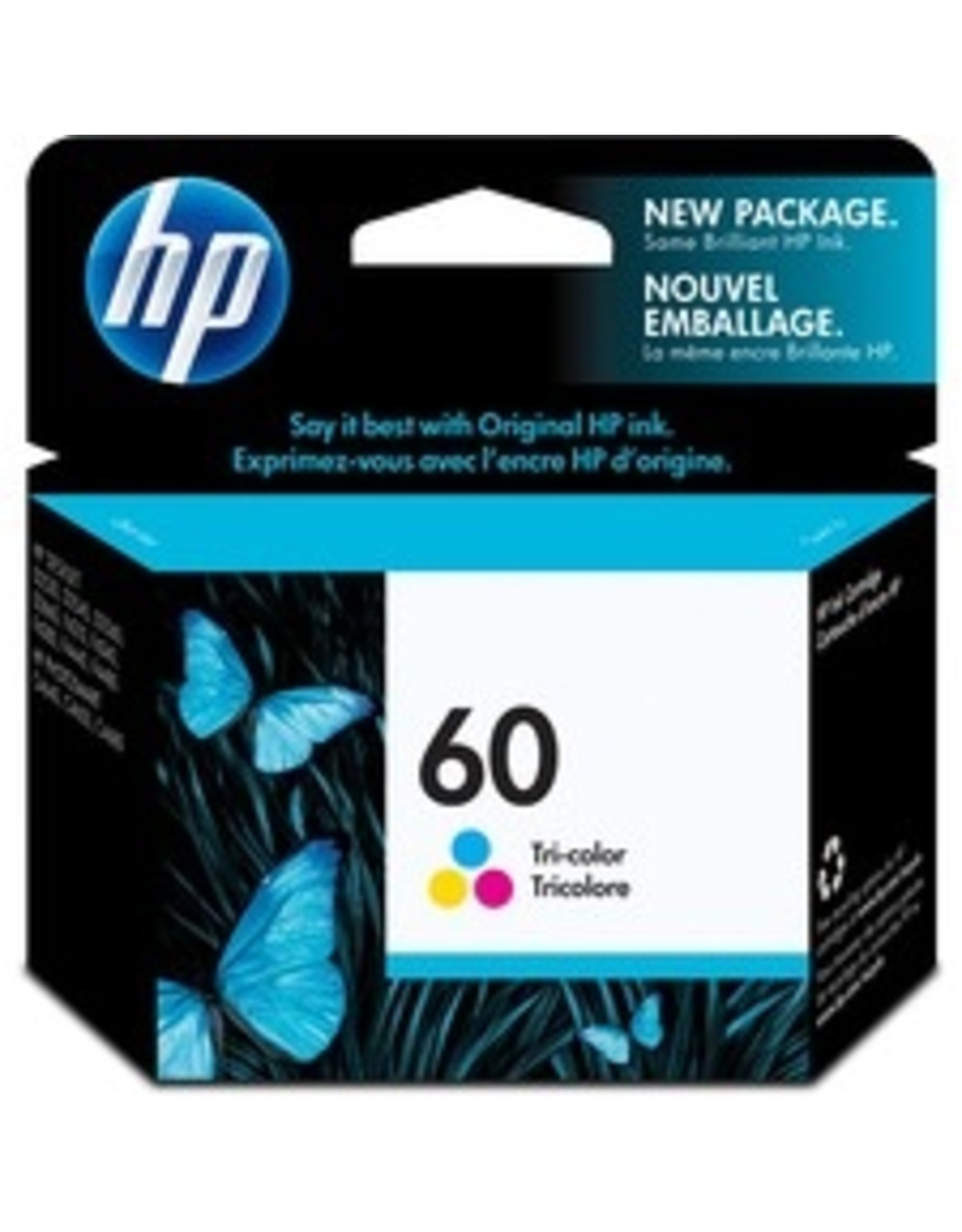 HP HP 60 Tri Colour Original Ink Cartridge - Single Pack