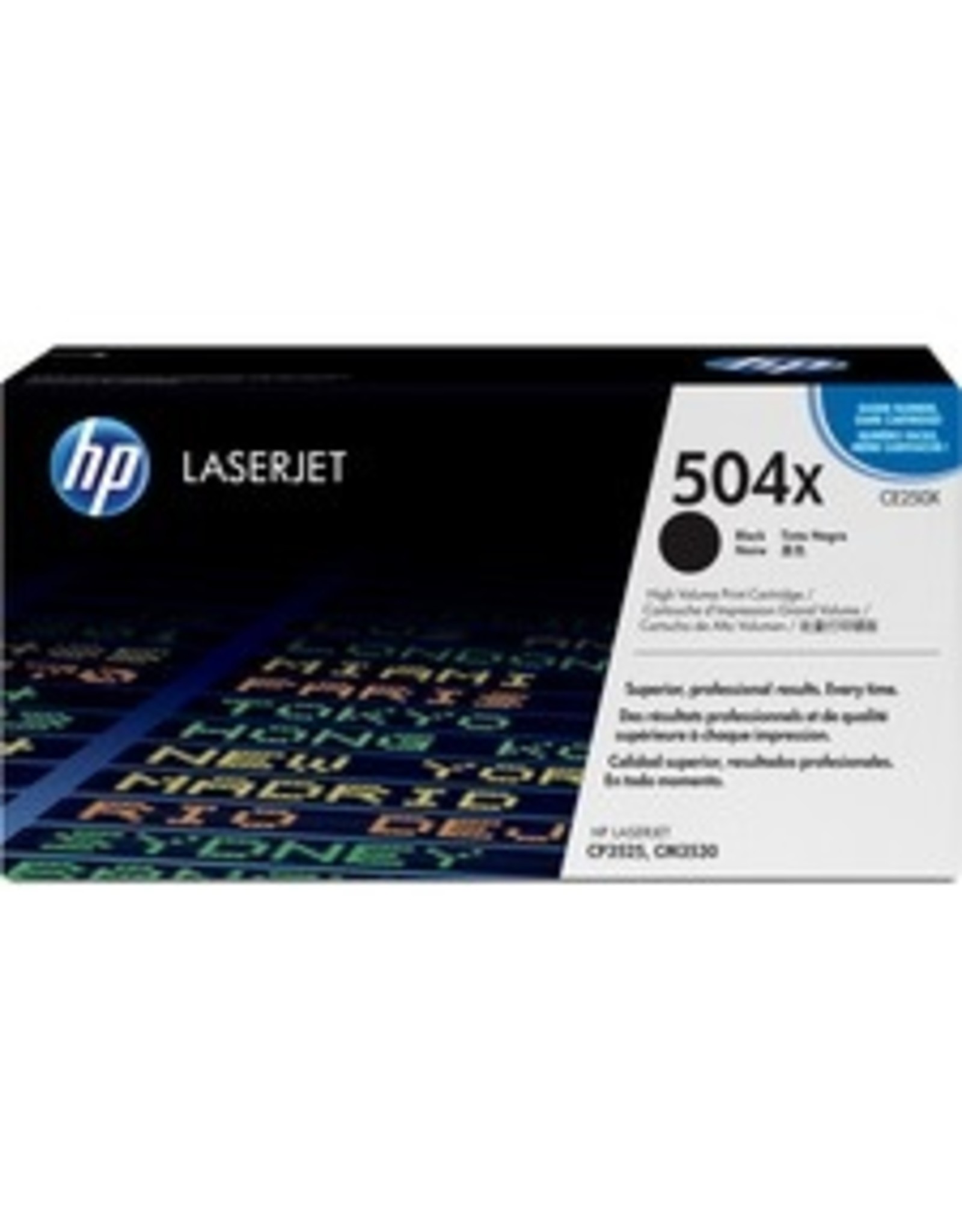 HP HP 504X (CE250X) Black Original Toner Cartridge - Single Pack