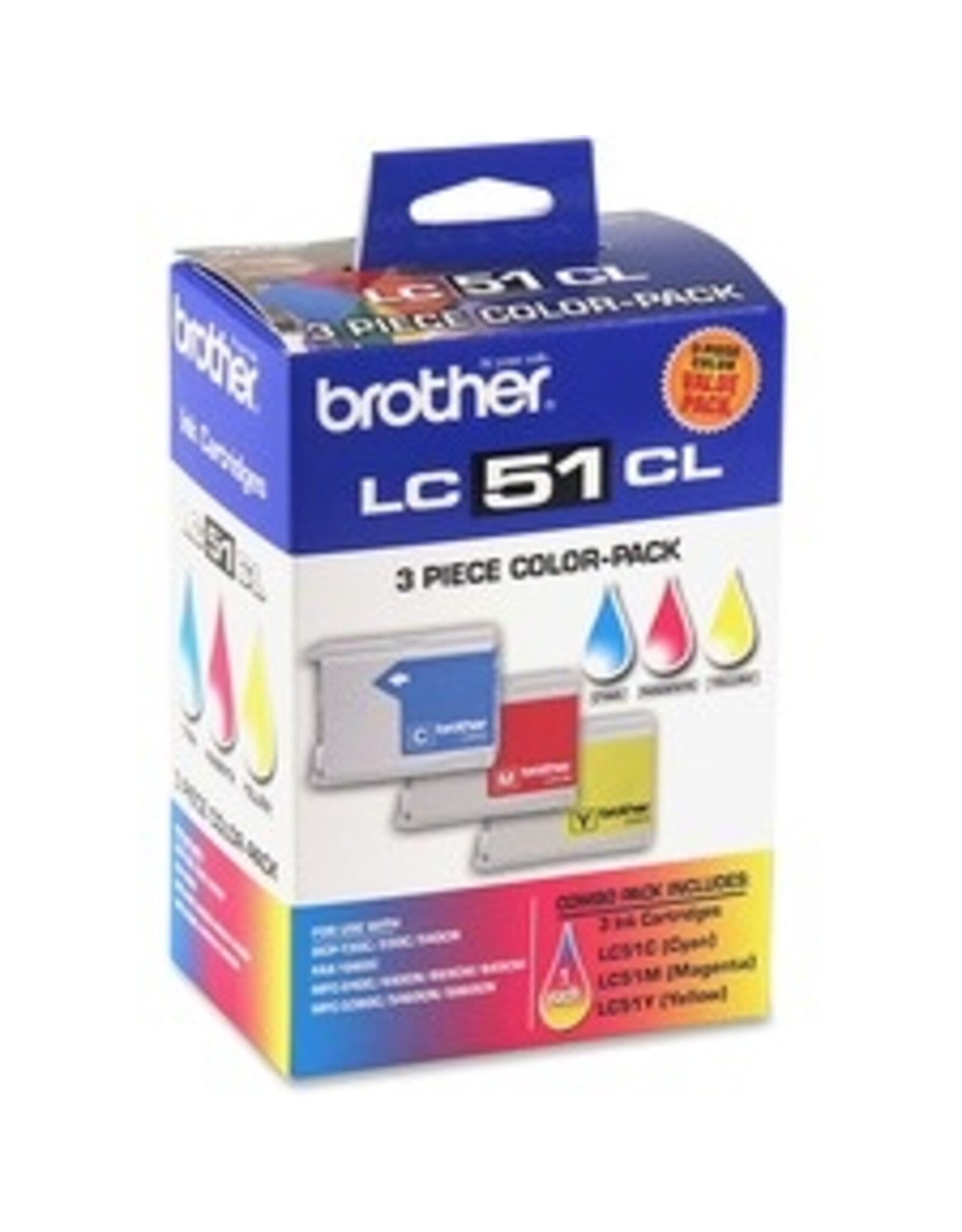 Brother Brother LC513PKS Tri Colour Original Ink Cartridge