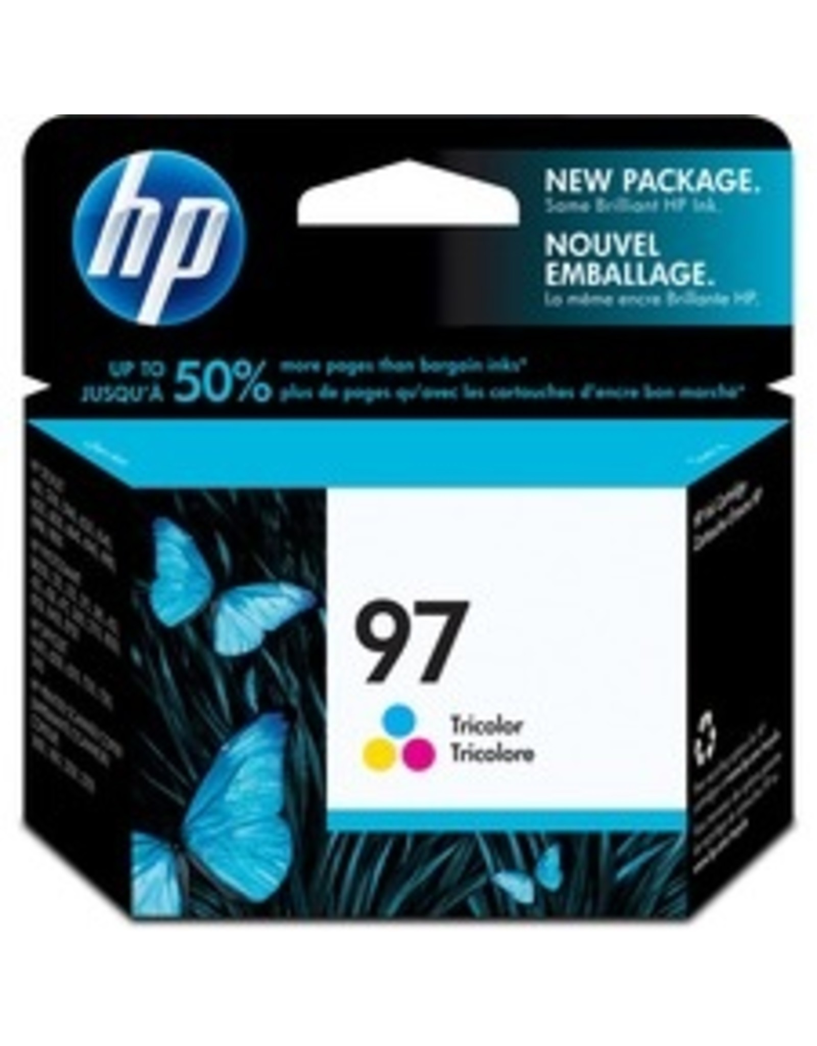 HP HP 97 Tri Colour Original Ink Cartridge - Single Pack