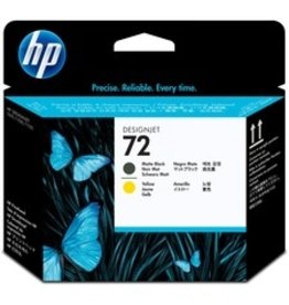 HP HP 72 (C9384A) Yellow and Black Original Printhead - Single Pack