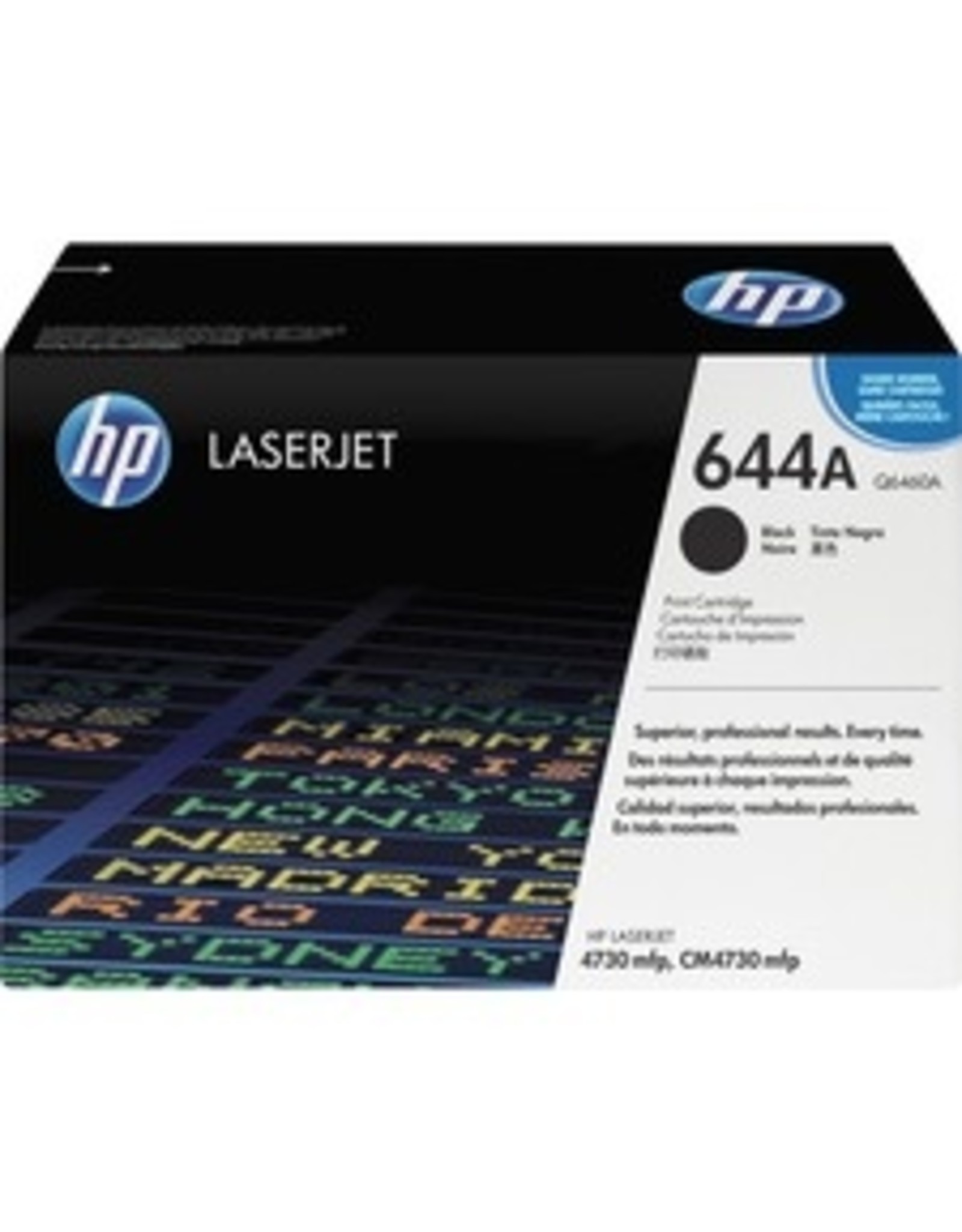 HP HP 644A (Q6460A) Black Original Toner Cartridge - Single Pack