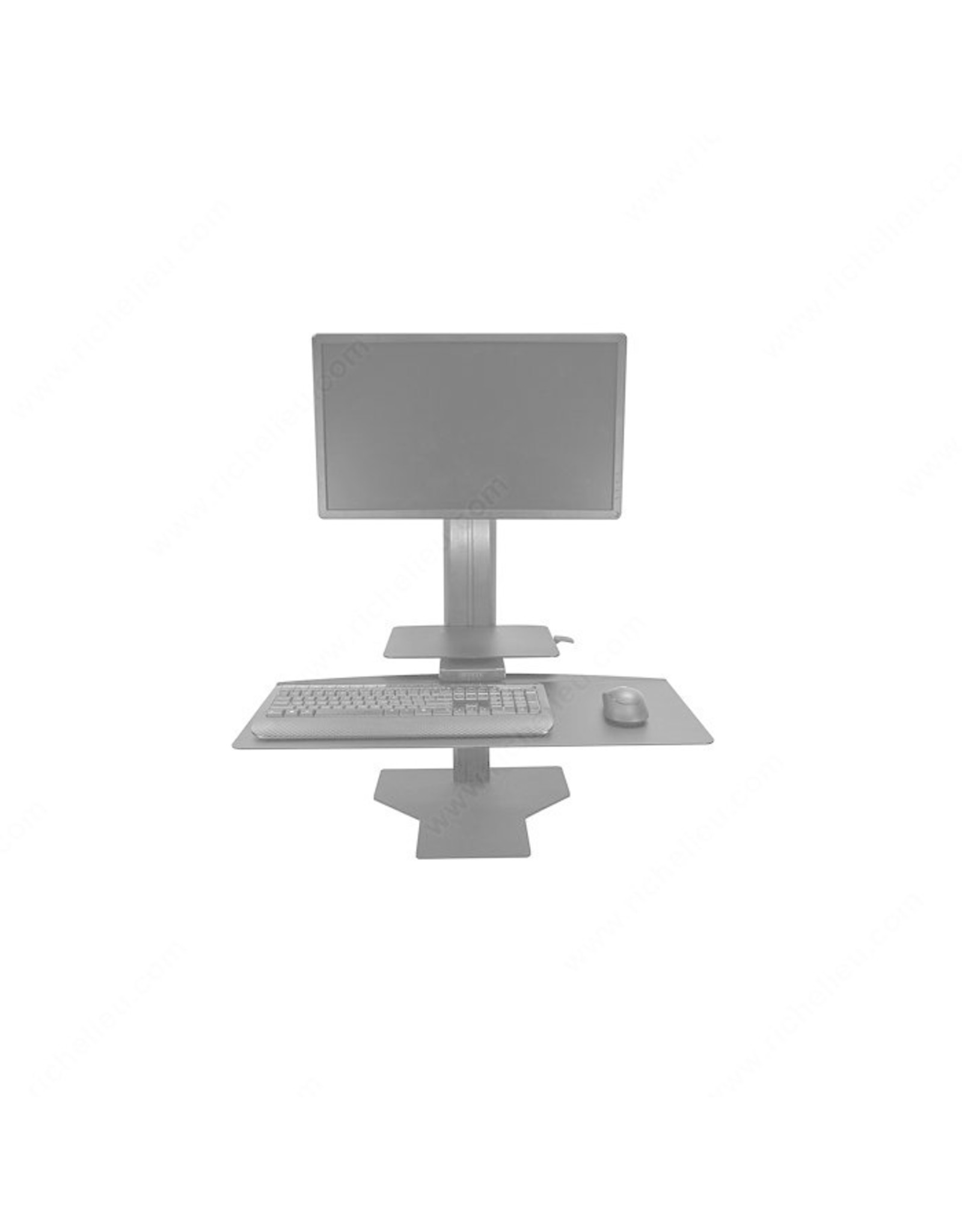 SIT2STAND WORKSTATION-SIGNLE MONITOR-BLK